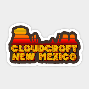 Cloudcroft New Mexico Sticker